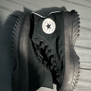 Size 11 men custom converse platform shoes